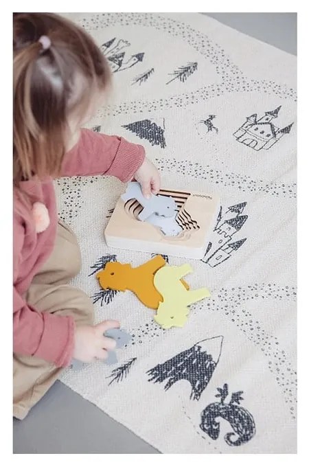 Дървен детски пъзел Лъв - Kindsgut