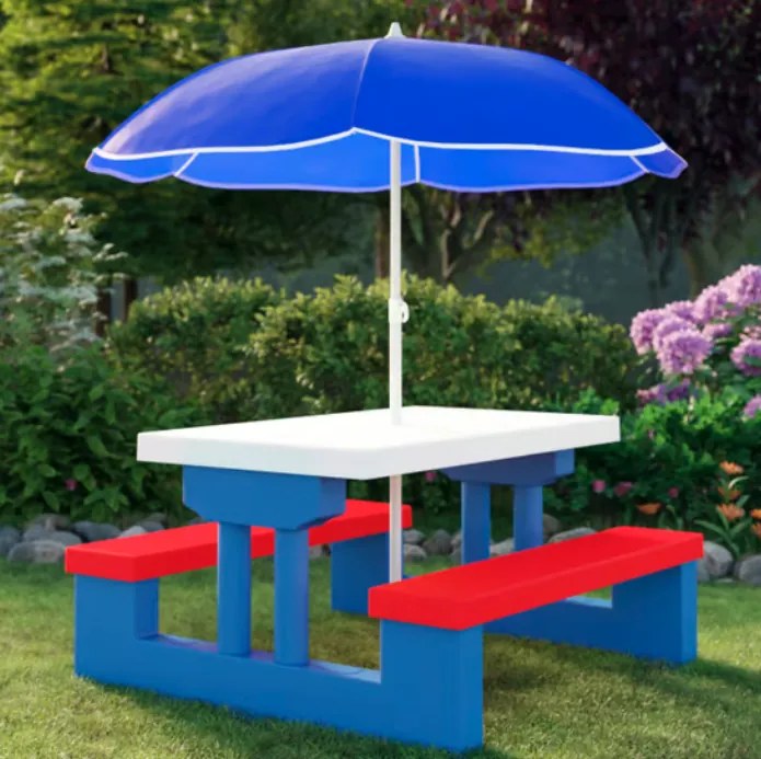 Детски пикник комплект с чадър