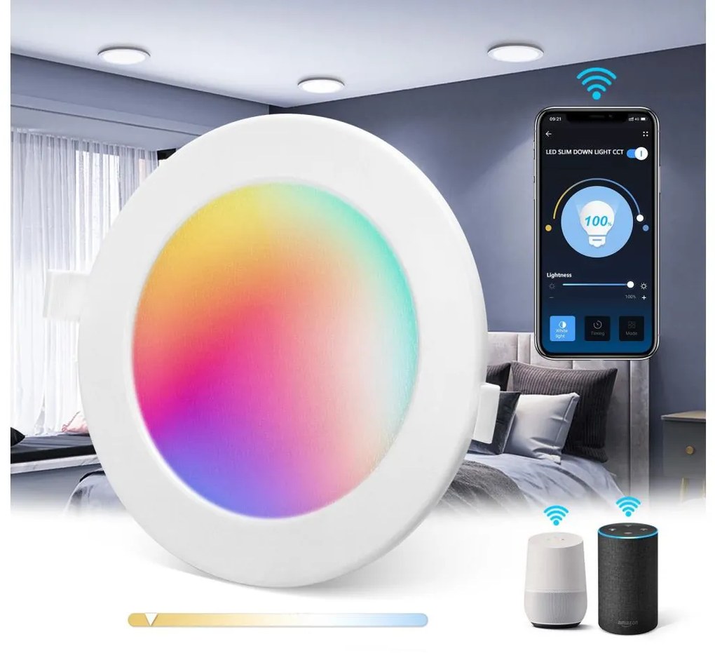 Aigostar - LED RGBW димируемо вградено осветление MESH LED/15W/230V