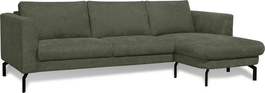 Тъмнозелен ъглов диван (десен ъгъл) Gomero – Scandic