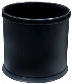 Кош хотелиерски с подвижен ринг за торбичка овал черен 20x28x26cм. 024T GX