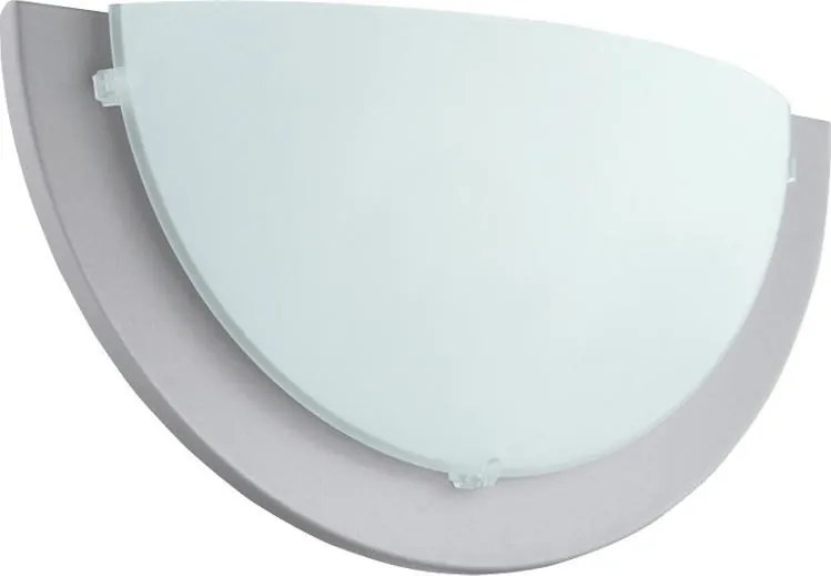 Eglo 181327 - Стенно осветително тяло ICEBERG 1xE27/60W/230V сребристо