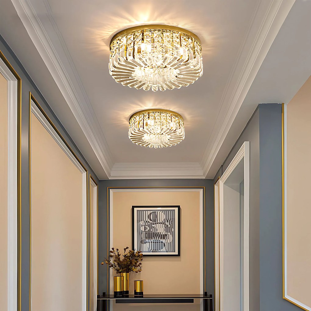 Лампа APP1729-8C 60 cm Gold