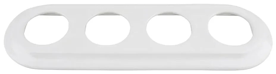 Bohemia-Design - Порцеланова ретро рамка за 4 снимки, бяла