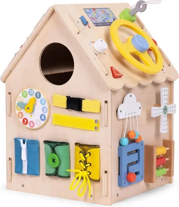 Дървена къщичка за манипулации XXL