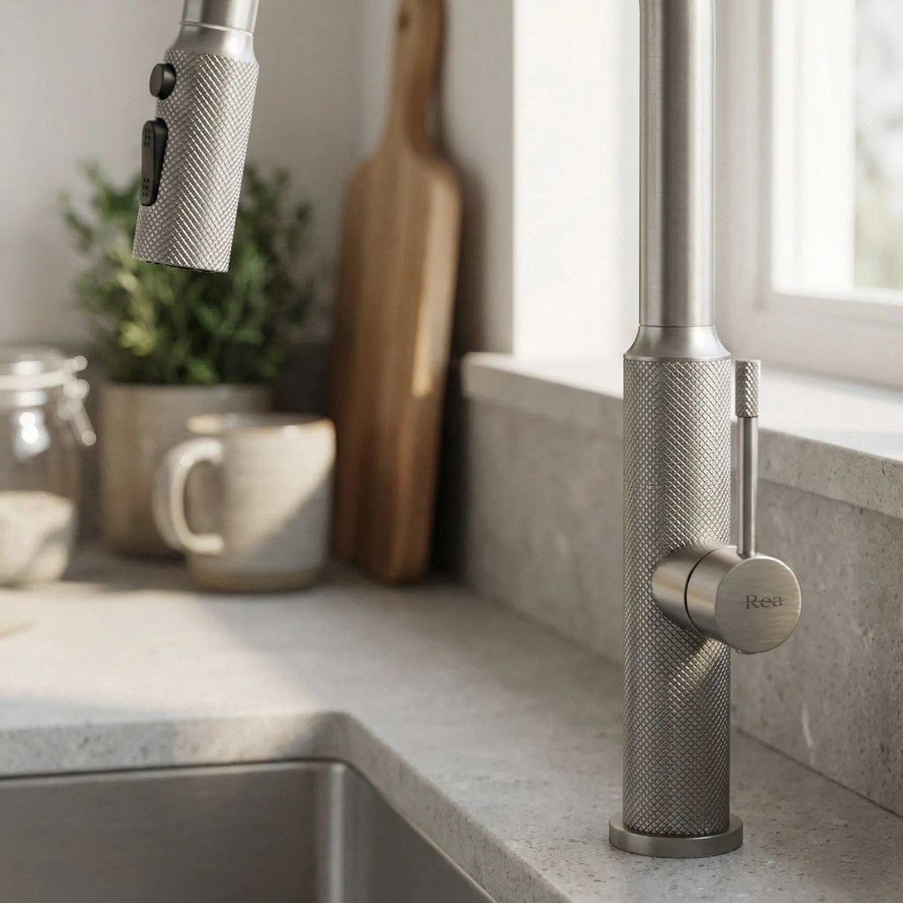 Смесител за кухня Rea Master Brush NickelL