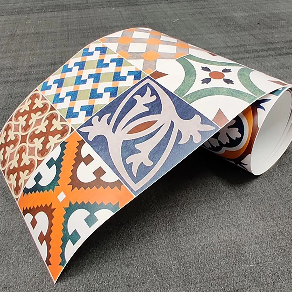 Kitchen wall protection edging Red Tiles