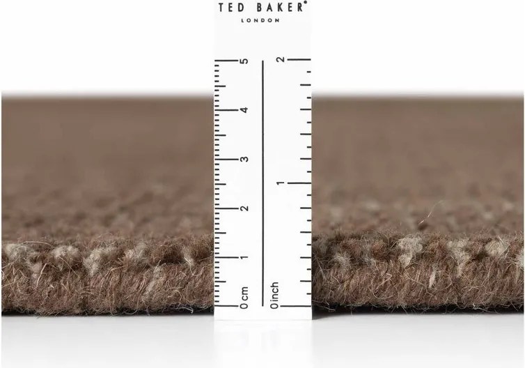 Кафяв ръчно изработен вълнен килим 200x300 cm Greenwich – Ted Baker