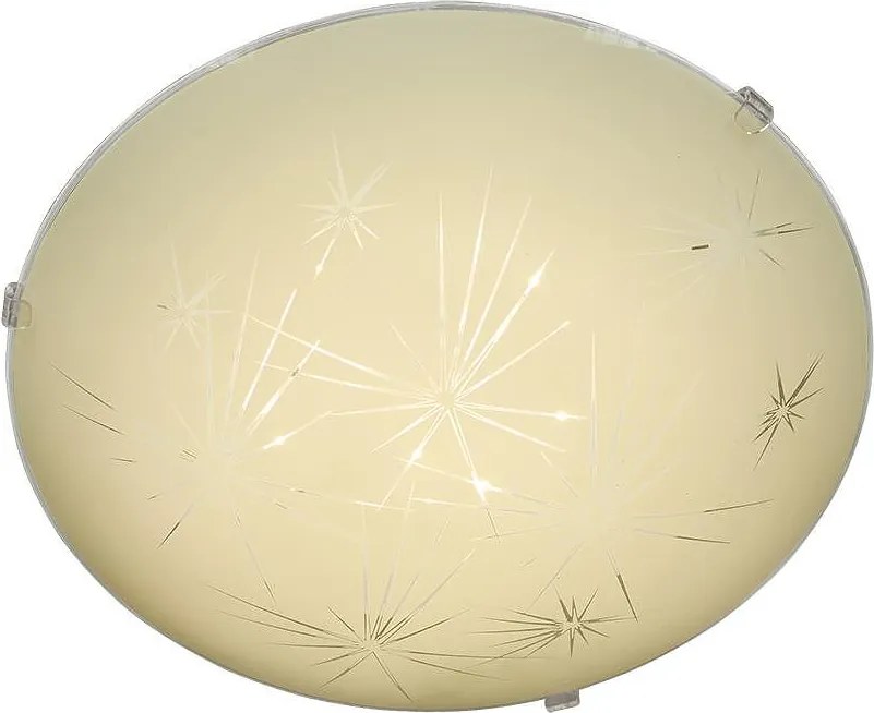 Плафониера ИСКРИ LED, ø300, екрю гланц, 18W, 4000K