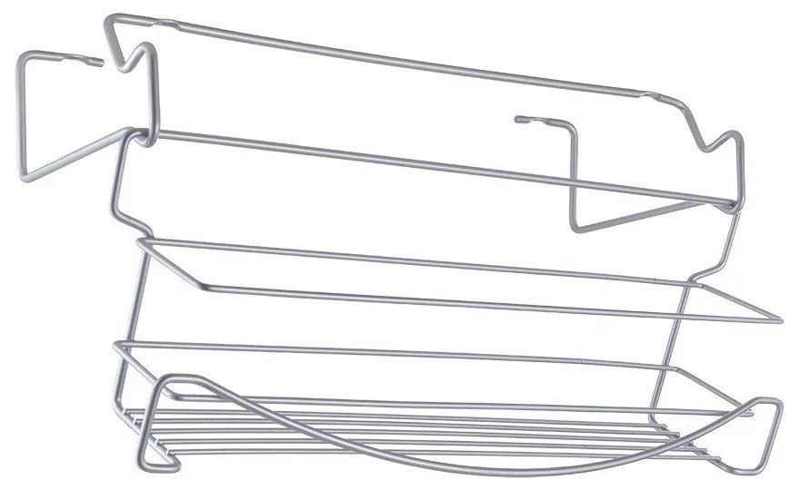 Неръждаема стомана Swing висящ стелаж за подправки - Metaltex