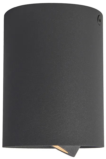 Комплект от 6 интелигентни тъмно сиви прожектори с WiFi GU10 - Rondoo up