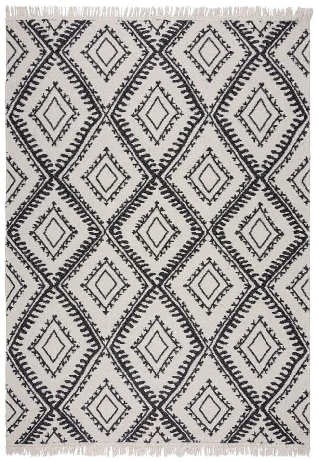 Черно-бял килим 120x170 cm Alix - Flair Rugs