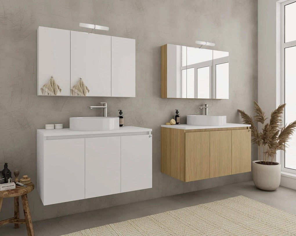 Комплект за баня Drop Verona 90 II-White