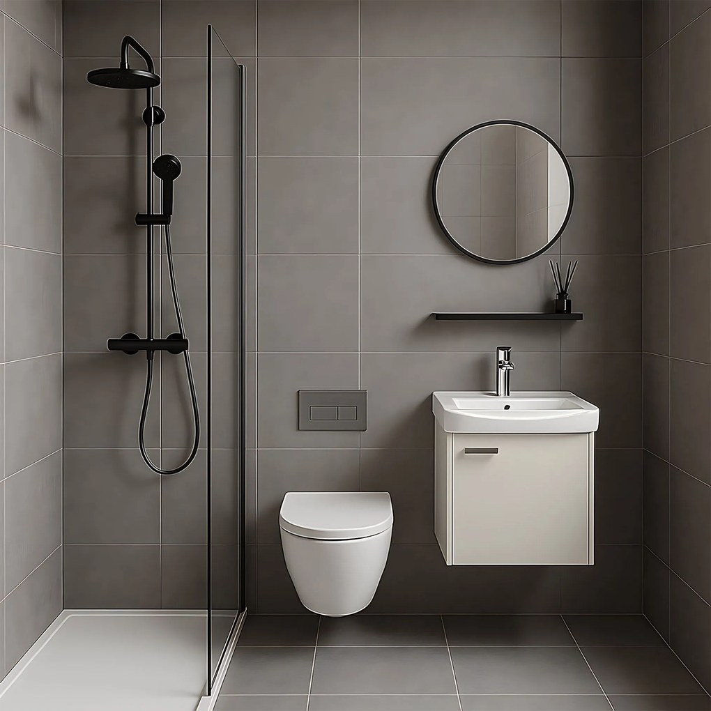 Комплект мебели за баня с мивка Molly 40cm Beige