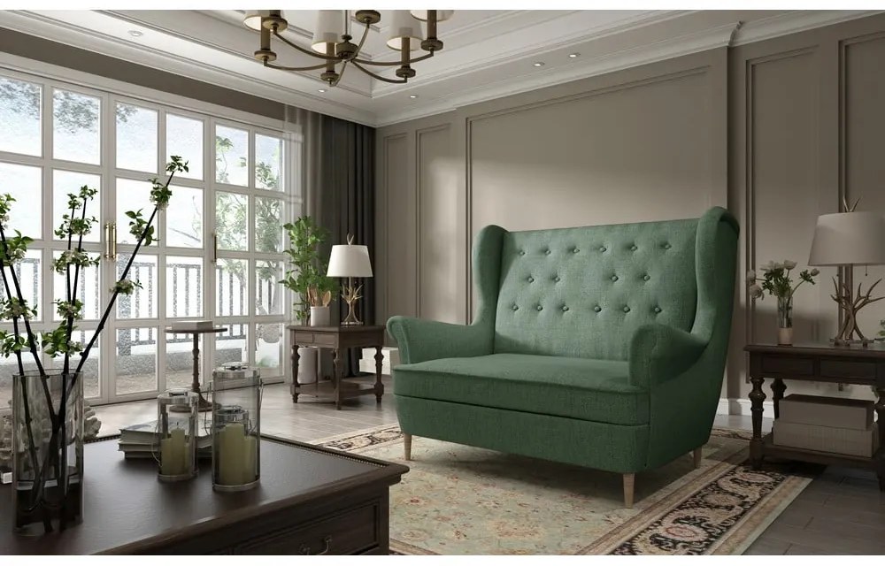 Зелен диван 150 cm Aros – ELTAP