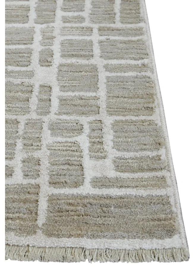 Сиво-бежов килим 60x110 cm Jaipur - Webtappeti