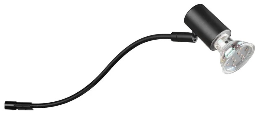 Матовочерна стенна лампа (дължина 34 см) Giada - Trio