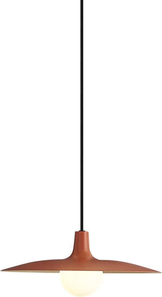 Ретро висяща лампа оранжева за релсова система 1-фазна - Slimline Panzi