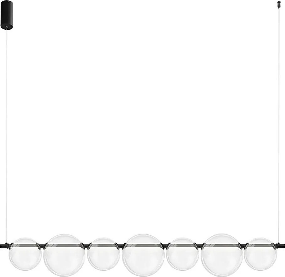 LED полилей на кабел ATOLA LED/19W/230V черен/прозрачен