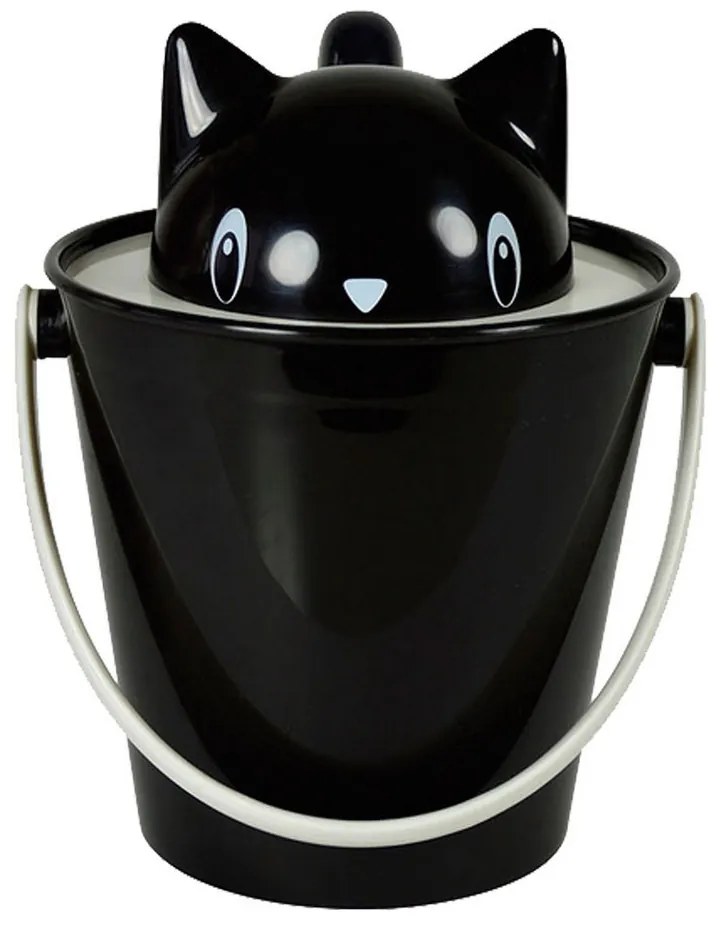 Кофа контейнер United Pets Котка Черен полипропилен (20 cm)