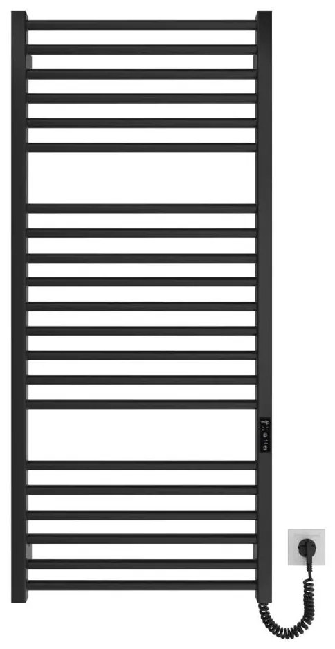 Сушител за кърпи за баня HF DERBY 255W/230V 117x53 cm, черен