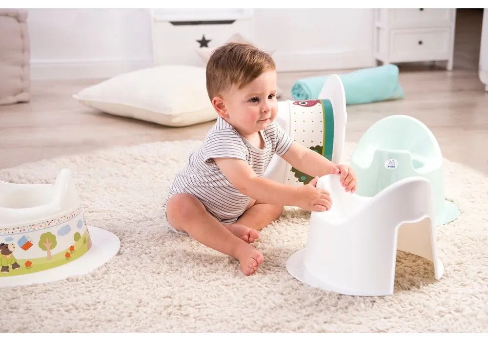 Бяло гърне TOP - Rotho