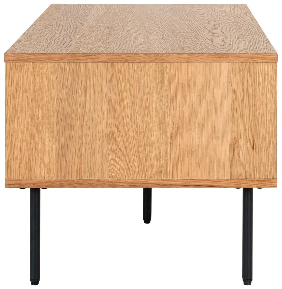 Масичка за кафе с дъбов плот в естествен цвят 50x100 cm Kyoto – House Nordic