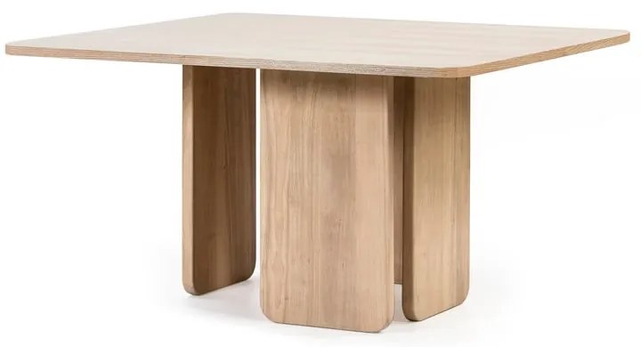 Маса за хранене с ясенов фурнир , 137 x 137 cm Arq - Teulat
