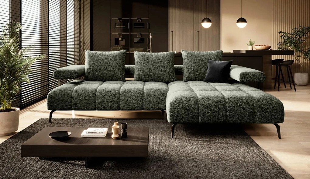 Ъглов диван Magnito-Prasino-Right