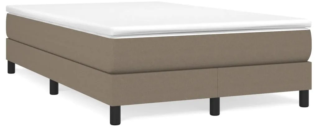 3120504 vidaXL Рамка за легло без матрак, таупе, 120x200 см, плат