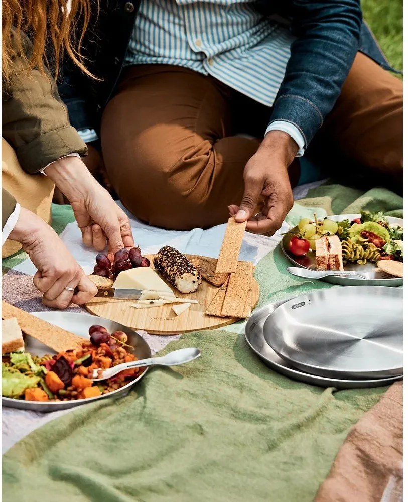 Вилици в комплект 4 бр. от неръждаема стомана в сребрист цвят Spork – Black + Blum