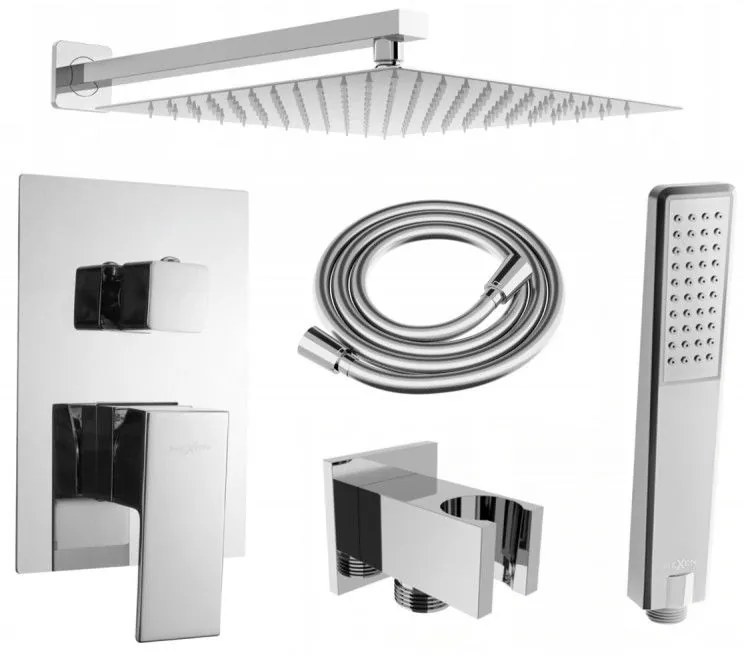 Mexen Uno DR72 вграден душ комплект, хром - 71435DR72-00