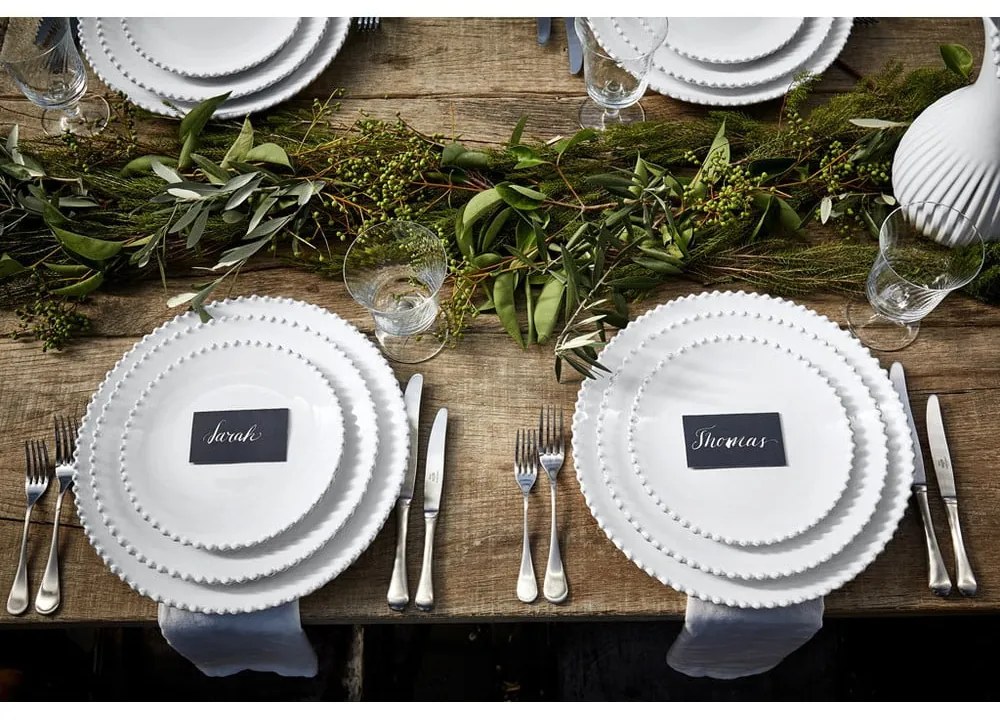 Бяла десертна чиния от керамика , ⌀ 22 cm Pearl - Costa Nova