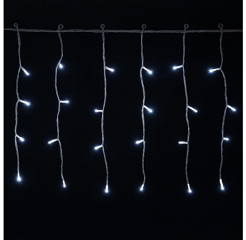 Aigostar - LED външен коледен гирлянд 300xLED/6W/230V/8 функции 15x0,4m IP44 студено бял