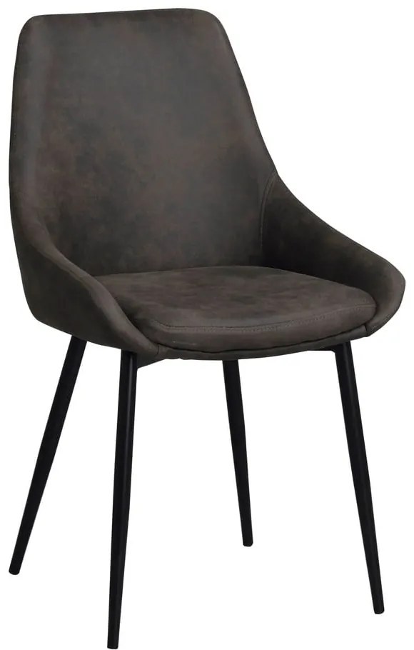 Тъмносиви трапезни столове в комплект от 2 бр. Sierra – Rowico