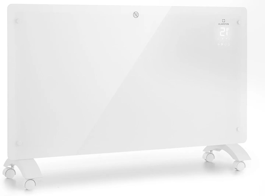 Klarstein Bansin Crystal Smart, конвекторна печка, 1500W, 5 - 50 °C, управление чрез приложение