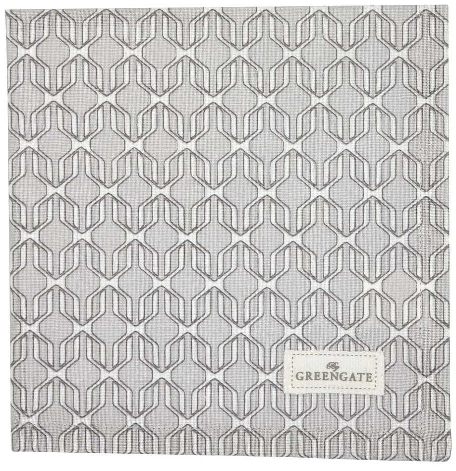 Сива памучна салфетка Rani - Green Gate