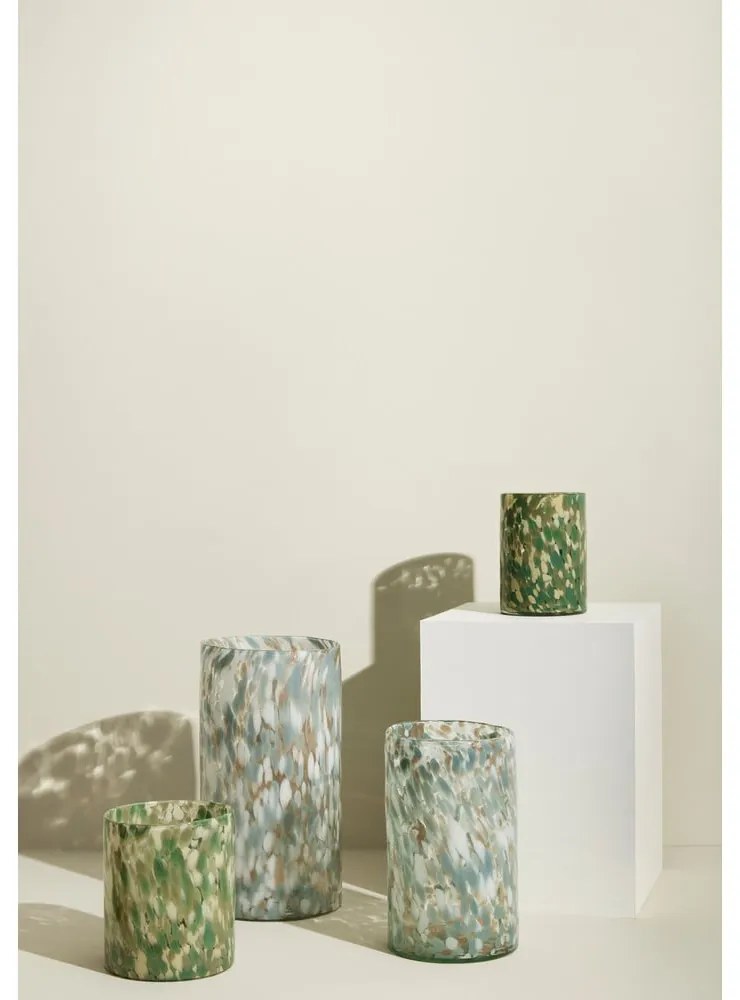 Стъклени ръчно изработени вази в комплект 2 бр. (височина 37 cm) Libra – Hübsch