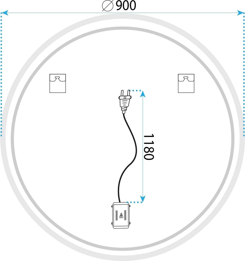 Огледало LED 90cm FFJ90