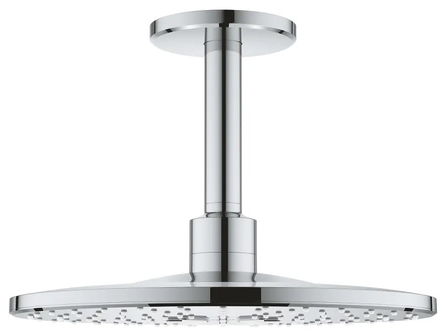 Ceiling Душ глава с рамо Grohe Rain Душ Smart Active-Glossy Silver