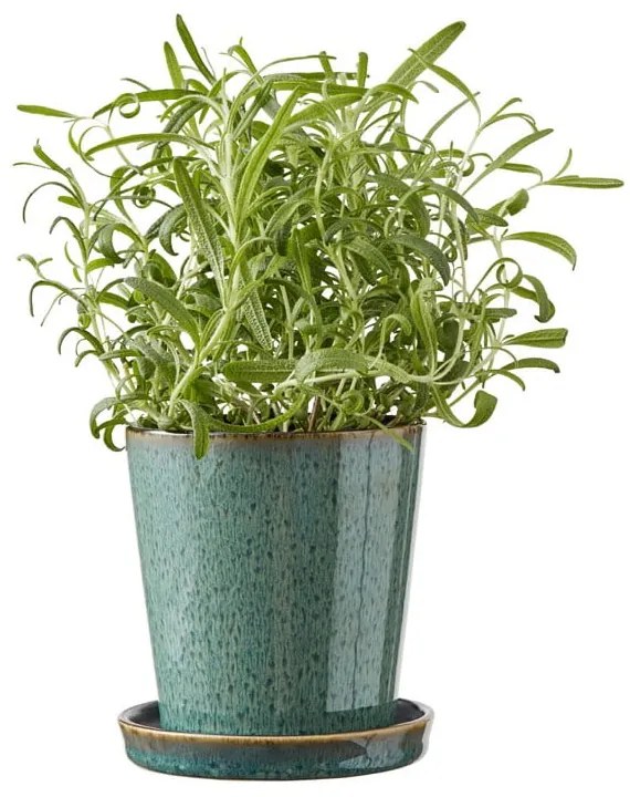 Глинено покритие за кашпа ø 10 cm Gastro Green/Black – Bitz