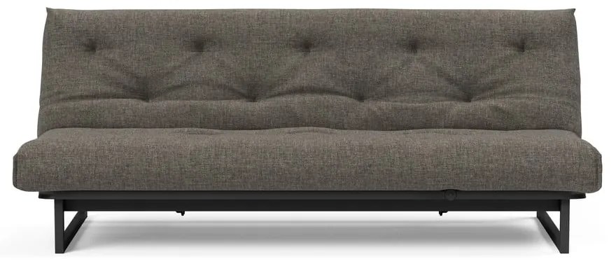 Сиво-кафяв разтегателен диван 200 cm Fraction – Innovation