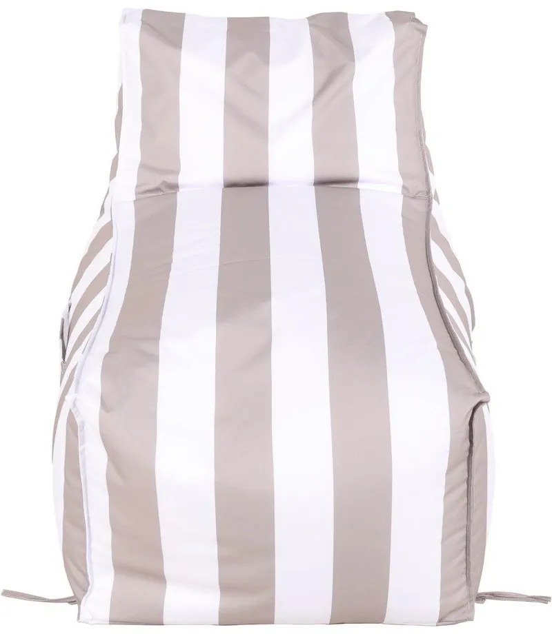 Градински чувал за сядане в бял и сив цвят – Bonami Essentials