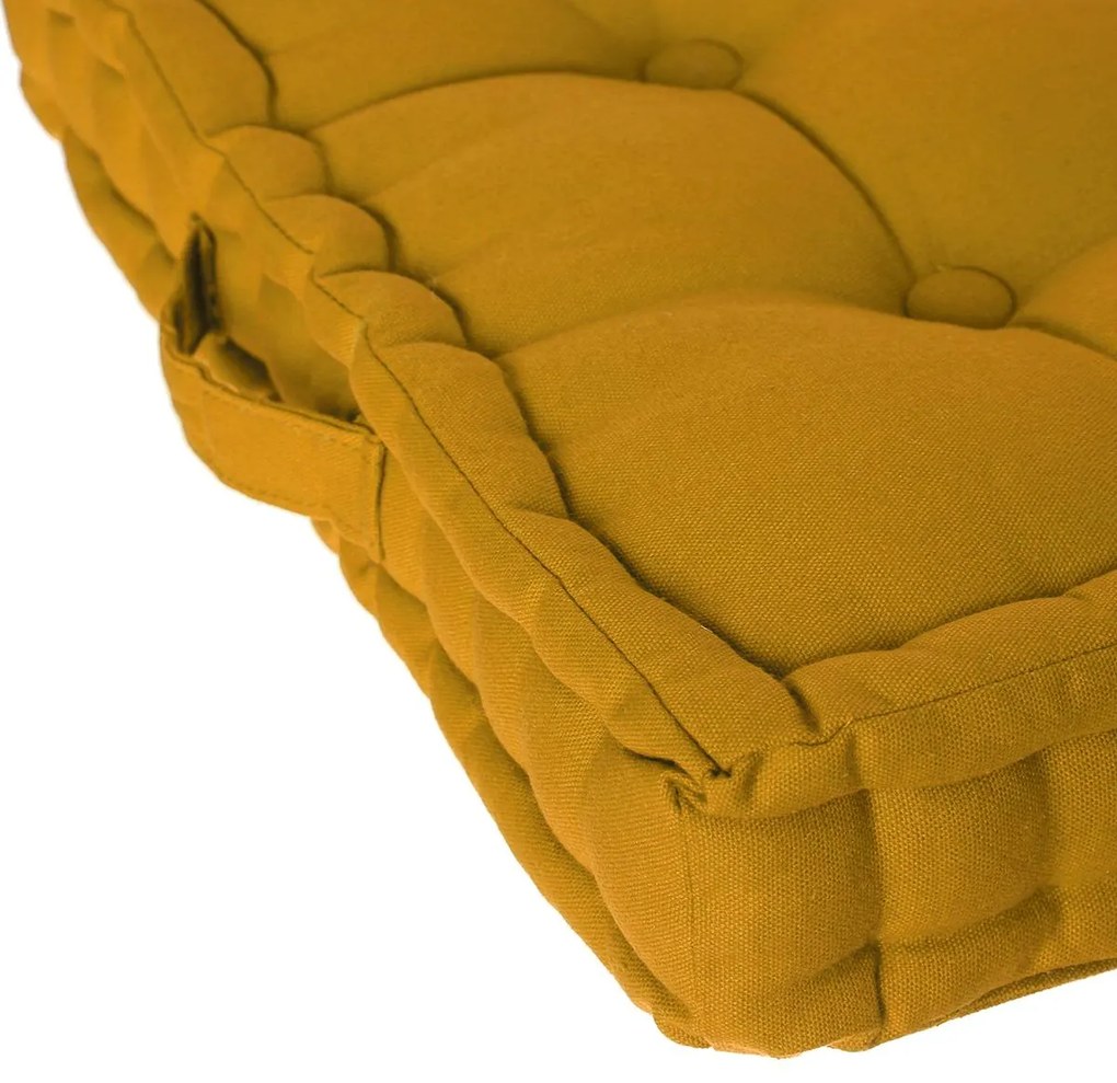 Възглавница за под atmosphera Flora , 40x40 cm - Теракота