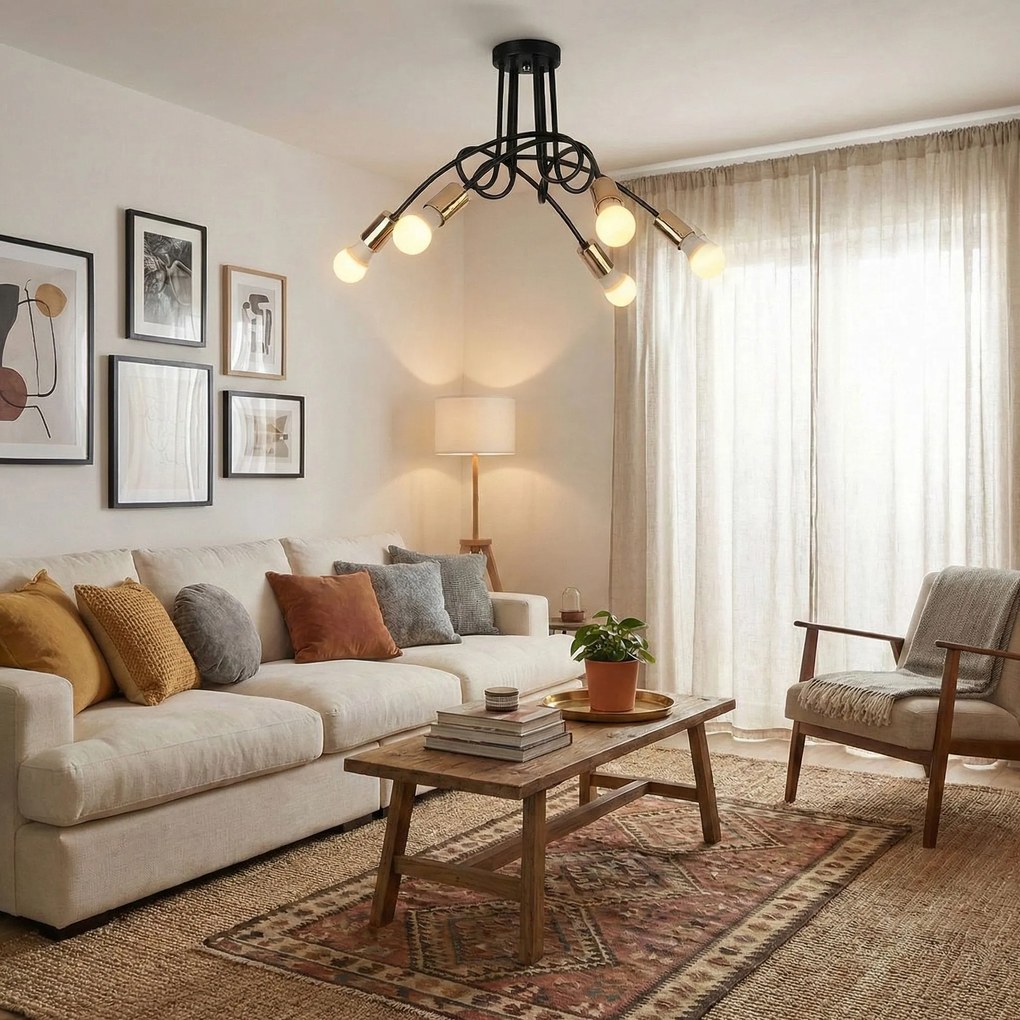 Лампа Paradise 5 Black Gold APP518-5C