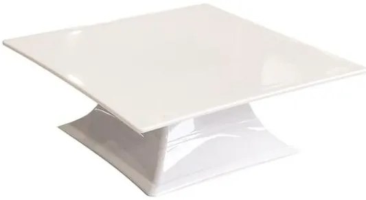 Alkan - Поликарбонатно плато квадратно на столче бяло 25x25xh7см (ZCP 627-2)