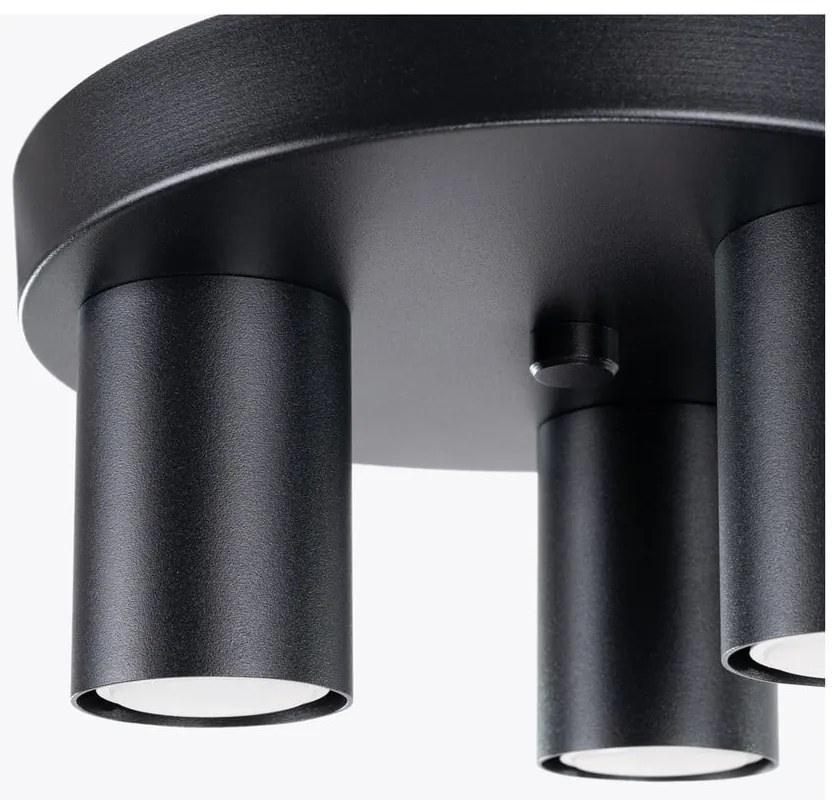 Черно осветително тяло за таван Castro – Sollux