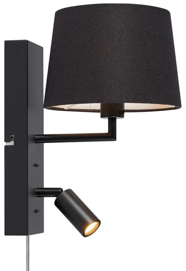 Черно LED осветление за стена (дължина 28,5 cm) Como - Markslöjd