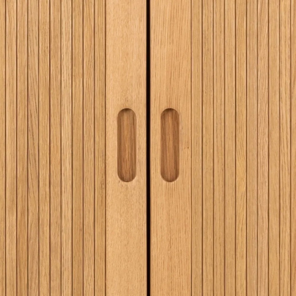 Гардероб от дъбов декор в естествен цвят 100x200x55 cm Langley – Actona