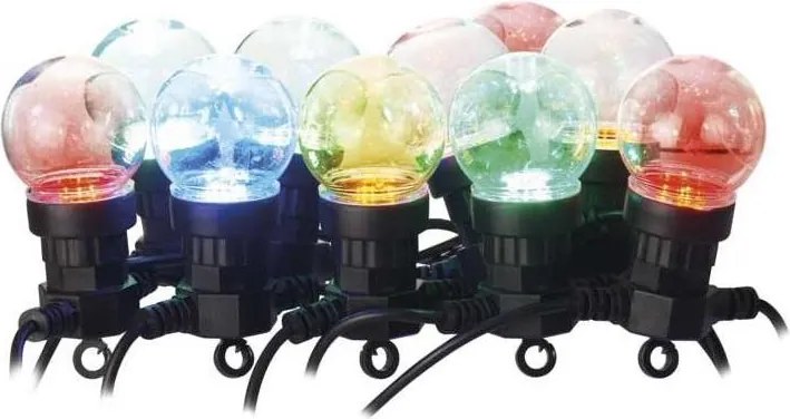 LED външна декоративна гирлянда 50xLED/10m IP44 прозрачна